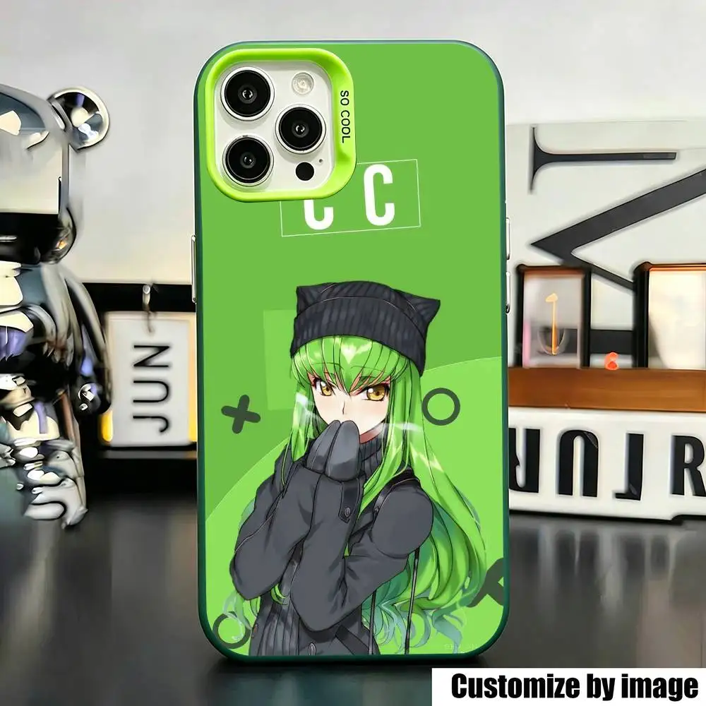 Lamperouge Code G-Geass C.C Anime Phone Case For iPhone 17,16,15,14,13,12,11 Plus,Pro Max,XS,Green Silver Plated Inside Cover
Lamperouge Code G-Geass C.C Anime Phone Case For iPhone 17,16,15,14,13,12,11 Plus,Pro Max,XS,Green Silver Plated Inside Cover
