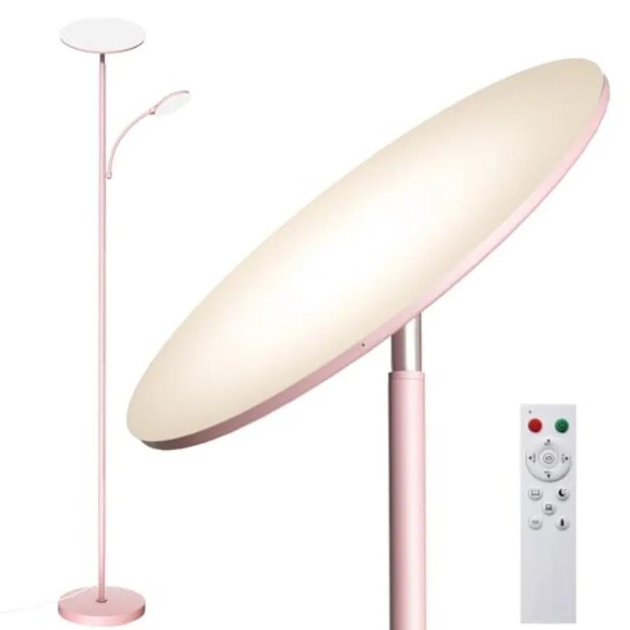 Floor Lamps for Living Room/4500LM Super Bright 2 in 1 LED Floor Lamp with Remote Stepless Dimmable 69" Tall Standing Floor Lam
Floor Lamps for Living Room/4500LM Super Bright 2 in 1 LED Floor Lamp with Remote Stepless Dimmable 69" Tall Standing Floor Lam