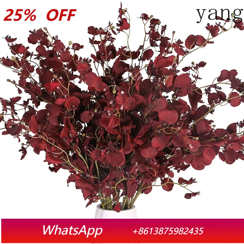 Artificial Orchids Flowers Silk Dancing Lady Faux Long Stem Flowers 10Pcs for Home Wedding Office Party Festive Decoration
Artificial Orchids Flowers Silk Dancing Lady Faux Long Stem Flowers 10Pcs for Home Wedding Office Party Festive Decoration