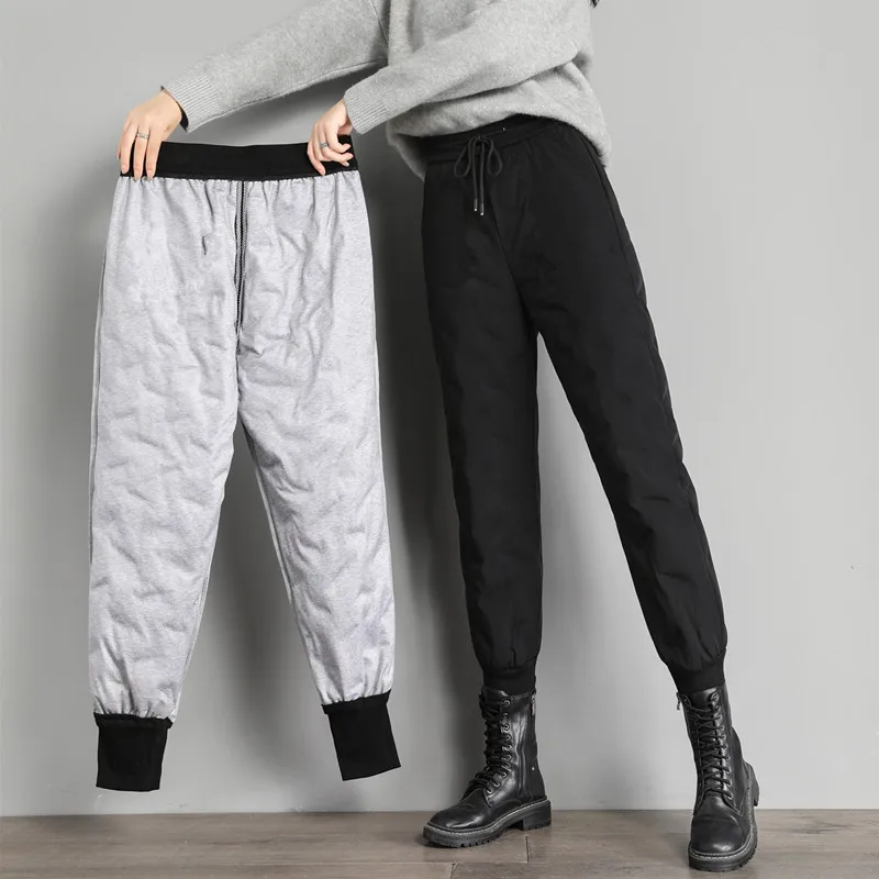 2023 Autumn/Winter New Down Pants Women's High Waist Fashion Thick Warm White Duck Down Men And Women The Same Casual Pants
2023 Autumn/Winter New Down Pants Women's High Waist Fashion Thick Warm White Duck Down Men And Women The Same Casual Pants