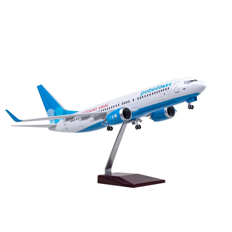 Model Plane 47cm Russia Pobeda Airlines B737-800 Replica Resin Material W Light And Wheel Landing Gears Collectible Aircraft
Model Plane 47cm Russia Pobeda Airlines B737-800 Replica Resin Material W Light And Wheel Landing Gears Collectible Aircraft