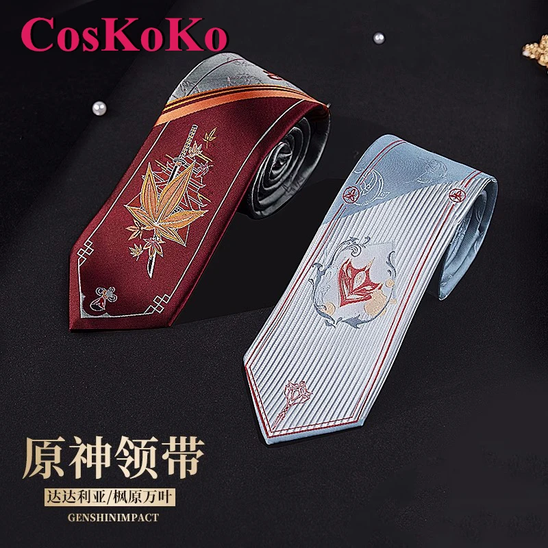 CosKoKo Game Genshin Impact Tartaglia/Zhongli/Kaedehara Kazuha/Venti/Xiao Ties Cosplay Fashion Original JK Ties Accessories
CosKoKo Game Genshin Impact Tartaglia/Zhongli/Kaedehara Kazuha/Venti/Xiao Ties Cosplay Fashion Original JK Ties Accessories