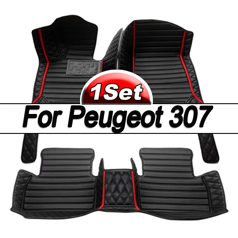 Custom Automotive Car Floor Mats For Peugeot 307 2005 2006 2007 2008 2009 Auto Luxury Leather Men Women Car Mats Full Coverage
Custom Automotive Car Floor Mats For Peugeot 307 2005 2006 2007 2008 2009 Auto Luxury Leather Men Women Car Mats Full Coverage