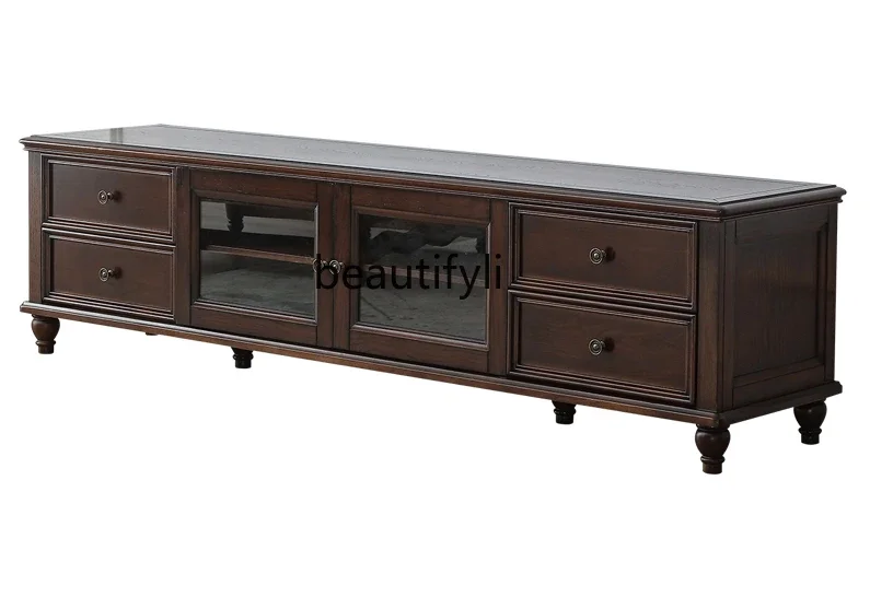 American Country Solid Wood Floor Wood Solid Wood Coffee Table TV Cabinet Living Room Simple Furniture
American Country Solid Wood Floor Wood Solid Wood Coffee Table TV Cabinet Living Room Simple Furniture