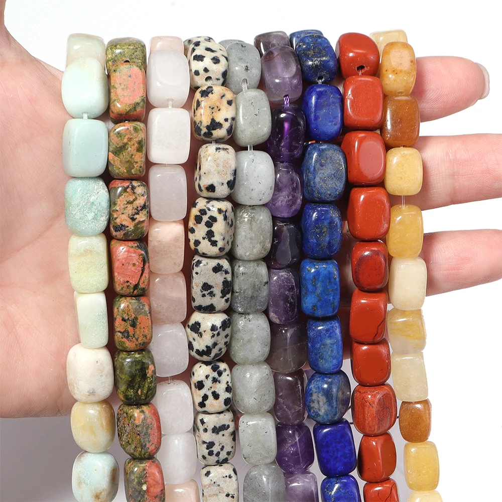 1strand/lot 8x11mm Square Natural Stone Beads Jade Turquoise Agate Loose Spacer Beads For DIY Jewelry Making Necklace Bracelet
1strand/lot 8x11mm Square Natural Stone Beads Jade Turquoise Agate Loose Spacer Beads For DIY Jewelry Making Necklace Bracelet 