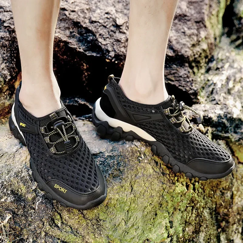 Black Sneakers Social Shoe Male 2025 Best-selling Outdoor Summer Men's Shoes Sizes 38-46 Outdoor Hiking Sports Casual Mesh Shoes
Black Sneakers Social Shoe Male 2025 Best-selling Outdoor Summer Men's Shoes Sizes 38-46 Outdoor Hiking Sports Casual Mesh Shoes