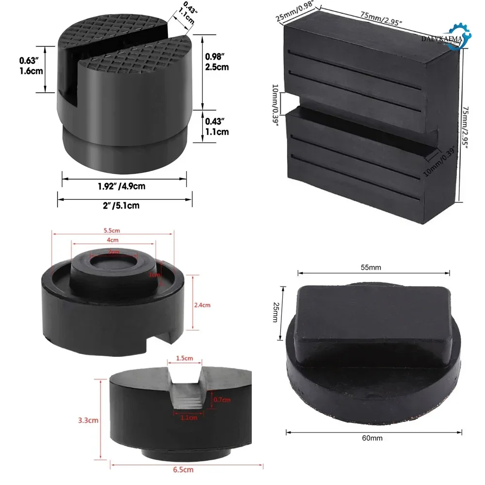Universal Car Jack Rubber Pads Lift Jack Stand Pad Floor Slotted Car Jack Rubber Pad Frame Protector Adapter Jacking Tool
Universal Car Jack Rubber Pads Lift Jack Stand Pad Floor Slotted Car Jack Rubber Pad Frame Protector Adapter Jacking Tool