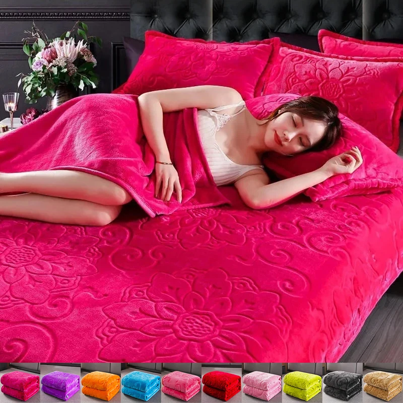 Solid Soft Warm Velvet Blanket Autumn Winter Warm Couch Bed Throw Bedding Bedspread Home Decor Flower Bed Linen for Sofa Bedroom
Solid Soft Warm Velvet Blanket Autumn Winter Warm Couch Bed Throw Bedding Bedspread Home Decor Flower Bed Linen for Sofa Bedroom
