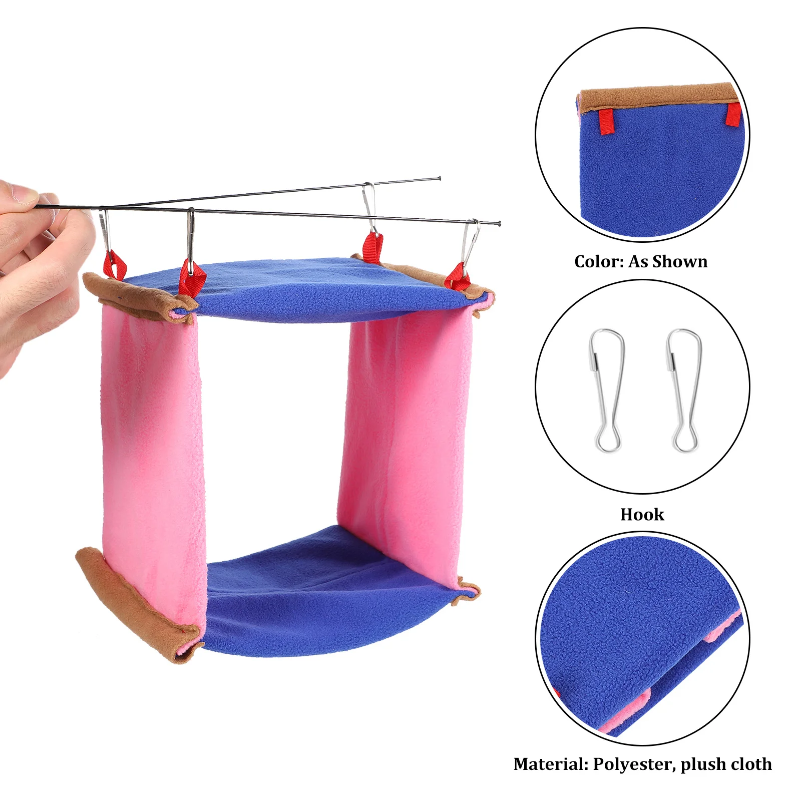 Thickened Bird Nest for Parrot Hanging Warm Bed Comfortable Sleeping Place Pet Bird Nest Cave Design Suitable Small
Thickened Bird Nest for Parrot Hanging Warm Bed Comfortable Sleeping Place Pet Bird Nest Cave Design Suitable Small