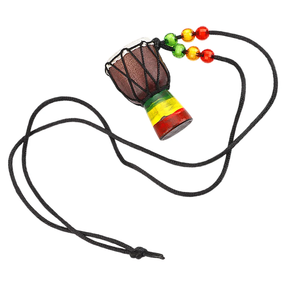African Drum Necklace Birthday Decoration for Boy Drummer Jewelry Mini Hand Pendant Wooden Nylon Instrument Keychain
African Drum Necklace Birthday Decoration for Boy Drummer Jewelry Mini Hand Pendant Wooden Nylon Instrument Keychain