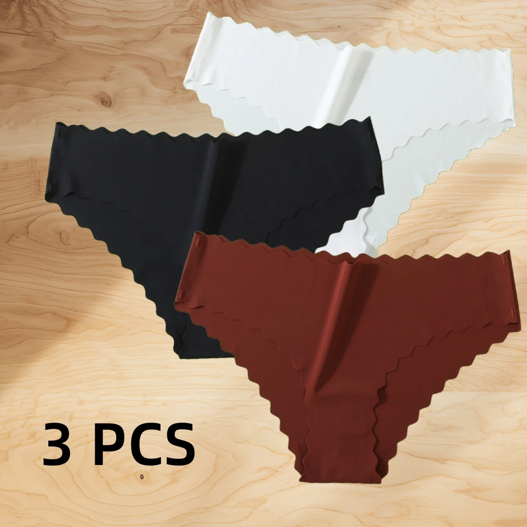 3 Ice Silk Pure Cotton Crotch Traceless Half Hip Breathable Pieces Triangle Underwear plus size Panties One-Piece Sense
3 Ice Silk Pure Cotton Crotch Traceless Half Hip Breathable Pieces Triangle Underwear plus size Panties One-Piece Sense