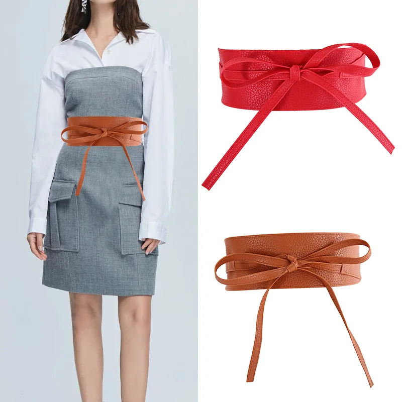 Fashion Versatile Belt Belt Waistband Women's Wide Decorative Sweater Dress Waistband Multi Color Optional Belt
Fashion Versatile Belt Belt Waistband Women's Wide Decorative Sweater Dress Waistband Multi Color Optional Belt