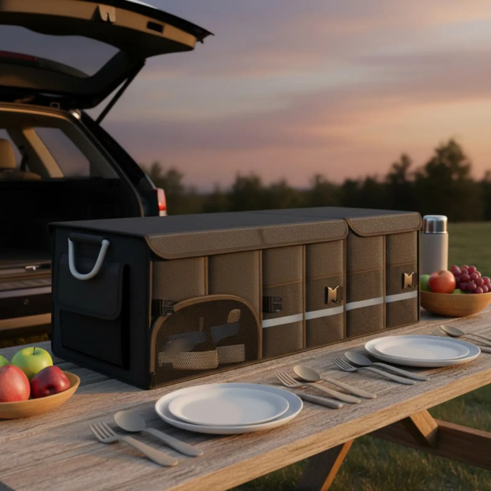 Trunk Storage Box Large Capacity Foldable Car Organizer SUV Trunk Container Multi-Compartment Foldable Luggage Container Sturdy
Trunk Storage Box Large Capacity Foldable Car Organizer SUV Trunk Container Multi-Compartment Foldable Luggage Container Sturdy