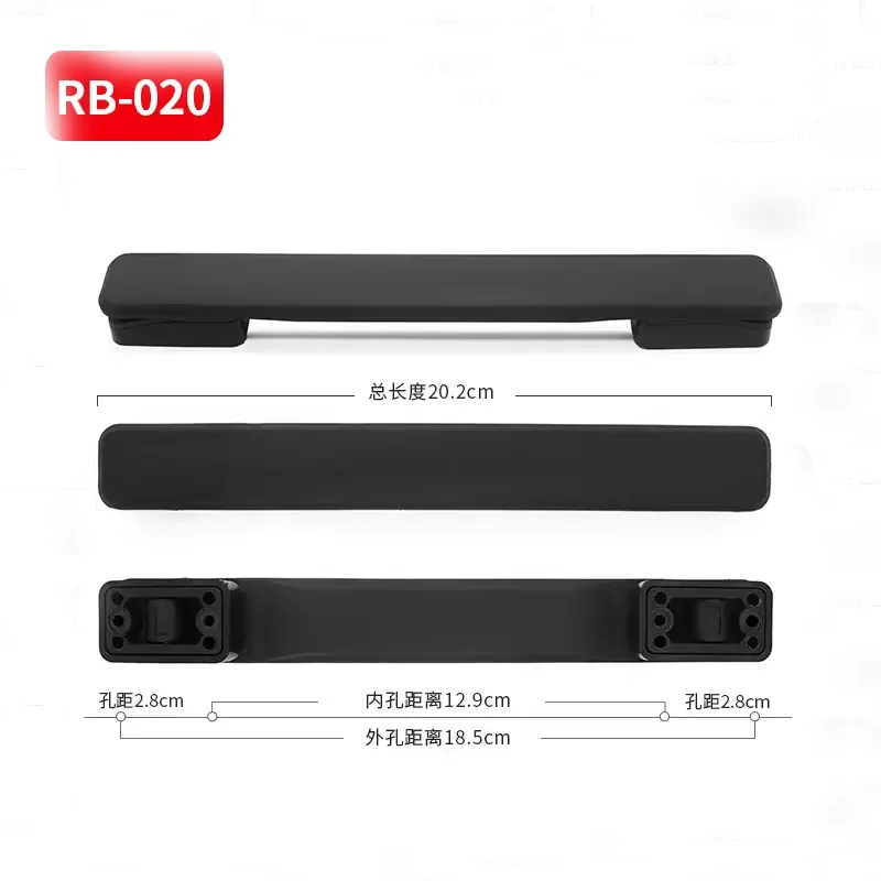 Comfort luggage grip replacement handle with Screws for suitcase repair-B115/RB-020
Comfort luggage grip replacement handle with Screws for suitcase repair-B115/RB-020