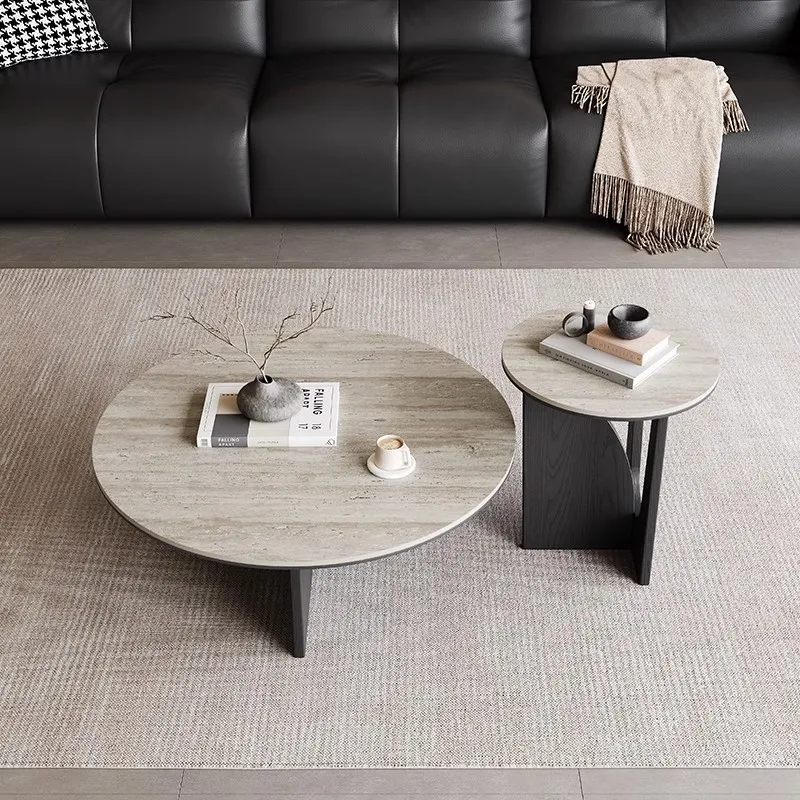 Кофейный столик из массива дерева и травертина, дизайнерский круглый стол в стиле середины века, устойчивый к царапинам и термическим воздействиям, возможность индивидуальной настройки
Кофейный столик из массива дерева и травертина, дизайнерский круглый стол в стиле середины века, устойчивый к царапинам и термическим воздействиям, возможность индивидуальной настройки