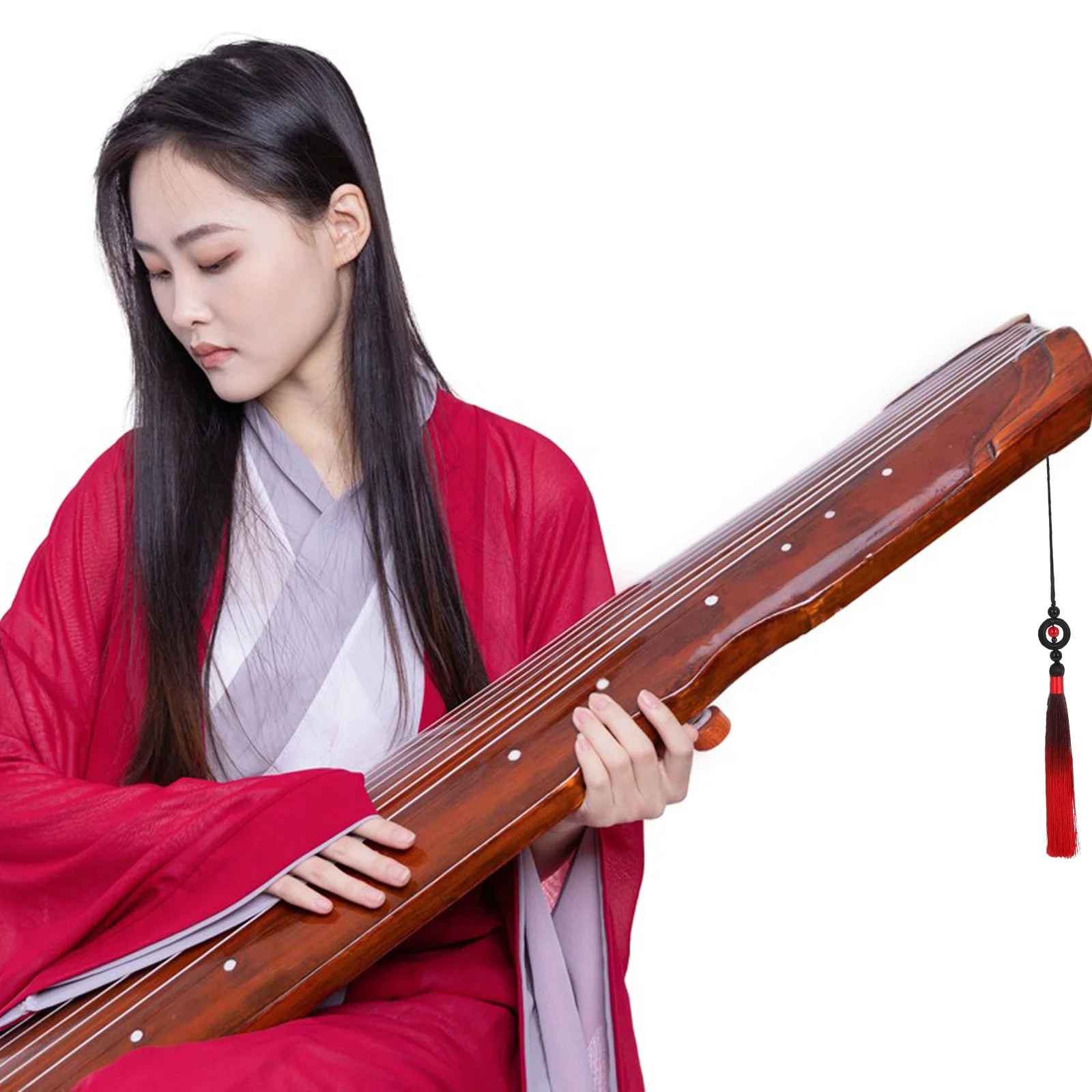 Chinese Sword Tassel Gradient Design Martial Swords Guqin Pendants Durable Decorative Hanging Handicraft Accessories
Chinese Sword Tassel Gradient Design Martial Swords Guqin Pendants Durable Decorative Hanging Handicraft Accessories