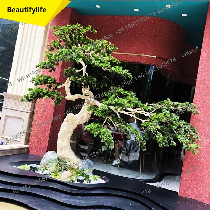 M46 Large-scale simulation, Luo Hansong bonsai dry landscape garden, pine tree simulation welcome pine fake tree
M46 Large-scale simulation, Luo Hansong bonsai dry landscape garden, pine tree simulation welcome pine fake tree