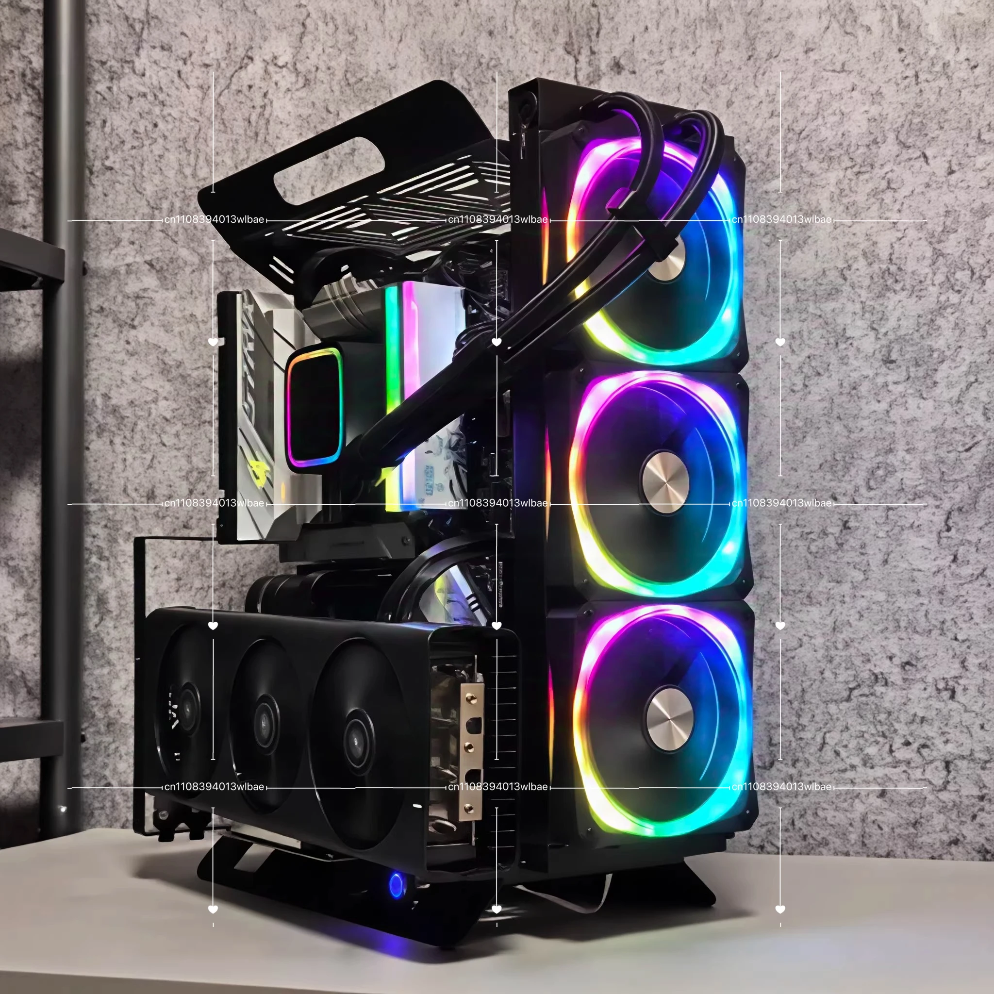 Открытый корпус 240/360 с водяным/воздушным охлаждением, ATX/mATX, для вертикальной установки видеокарт, компактный компьютерный корпус
Открытый корпус 240/360 с водяным/воздушным охлаждением, ATX/mATX, для вертикальной установки видеокарт, компактный компьютерный корпус