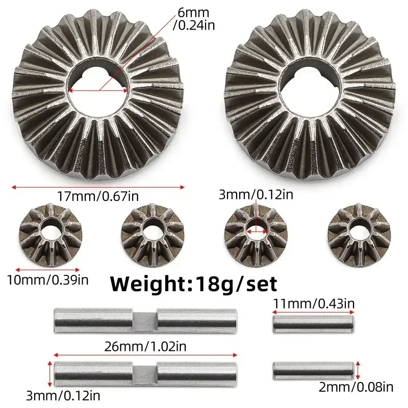 ARRMA 1/8 KRATON V5 1/7 BIGROCK MOJAVE EXB Universal Differential Gear for Front and Rear
ARRMA 1/8 KRATON V5 1/7 BIGROCK MOJAVE EXB Universal Differential Gear for Front and Rear