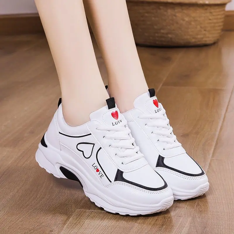 Korean Fashion Casual Chunky Sneakers for Women Spring Autumn New Designer White Shoes Ladies Lace Sports Zapatillas Mujer
Korean Fashion Casual Chunky Sneakers for Women Spring Autumn New Designer White Shoes Ladies Lace Sports Zapatillas Mujer