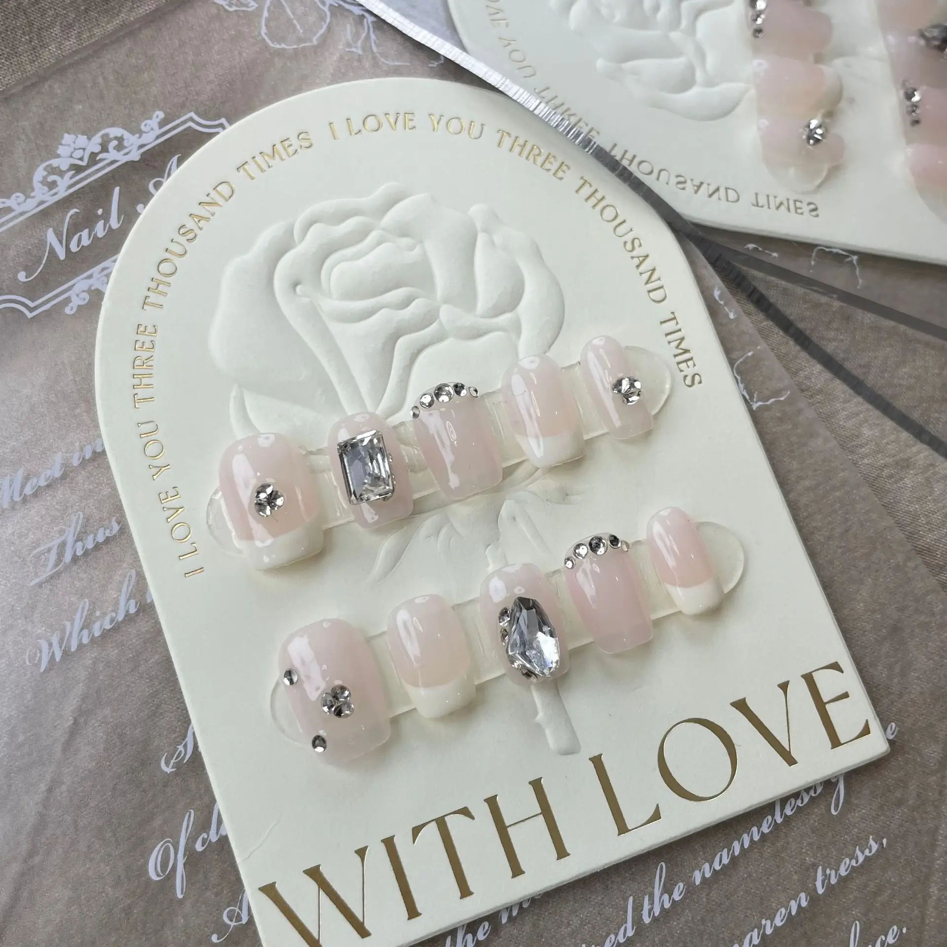 New Press On Nails 2023 Handmade Korean Full Cover Fake Fingernails With Designs Professional Nails Set For Girls
New Press On Nails 2023 Handmade Korean Full Cover Fake Fingernails With Designs Professional Nails Set For Girls
