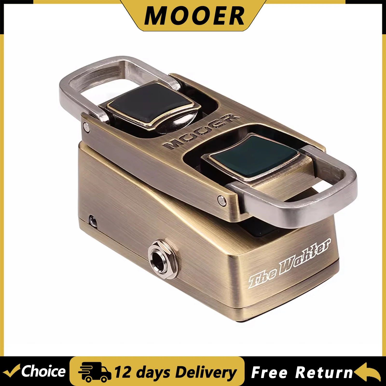 MOOER The Wahter Guitar Classic Wah Tone Pedal Pressure Sensing Switch True Bypass Metal Electric Guitar Effect Pedal
MOOER The Wahter Guitar Classic Wah Tone Pedal Pressure Sensing Switch True Bypass Metal Electric Guitar Effect Pedal