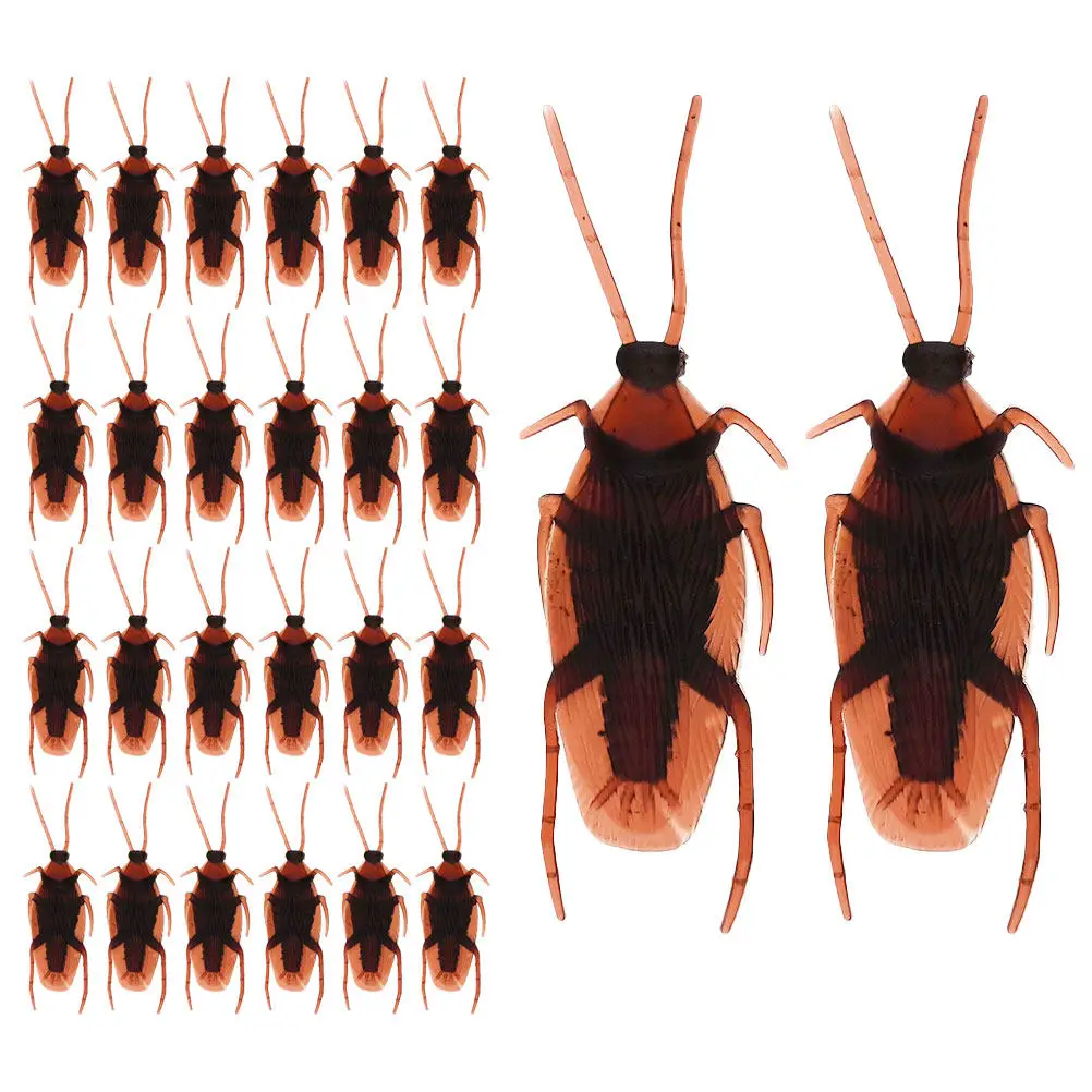 100Pcs Simulation Cockroach Fake Bugs Realistic Scary Party Prank Props Halloween Trick Game Decoration Fake Party Prop
100Pcs Simulation Cockroach Fake Bugs Realistic Scary Party Prank Props Halloween Trick Game Decoration Fake Party Prop