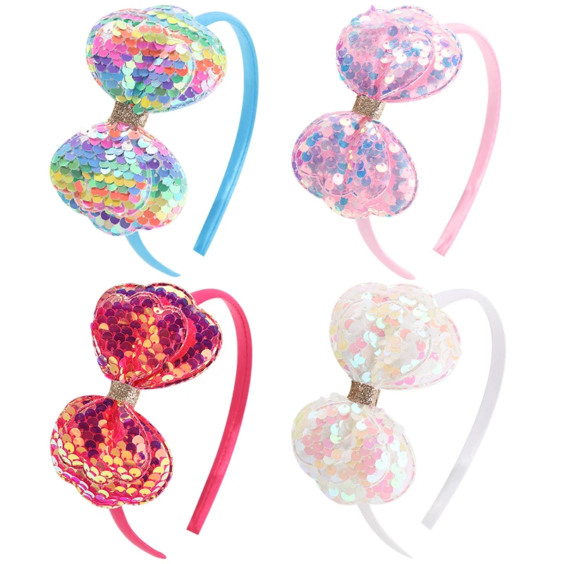 4/1pcs Lovley Kids Hair Band Colorful Butterfly Hair Hoop Sequins headband Elastic Headband Children Hair Accessorie
4/1pcs Lovley Kids Hair Band Colorful Butterfly Hair Hoop Sequins headband Elastic Headband Children Hair Accessorie