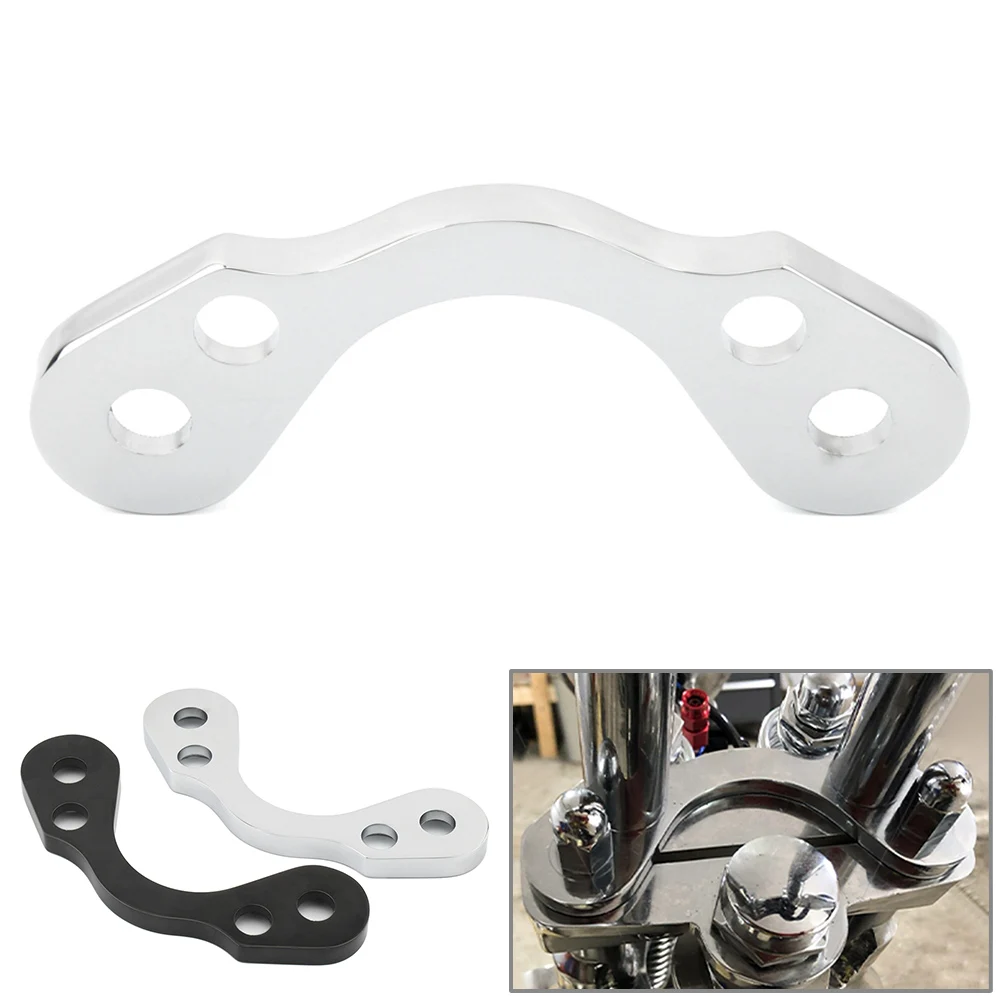 Motorbike Adapts 4-3/4" riser holes to 3-1/2" Springer Handlebar Tree Adapter Top Clamp 3.5" Wide Riser For Harley DNA Paughco
Motorbike Adapts 4-3/4" riser holes to 3-1/2" Springer Handlebar Tree Adapter Top Clamp 3.5" Wide Riser For Harley DNA Paughco