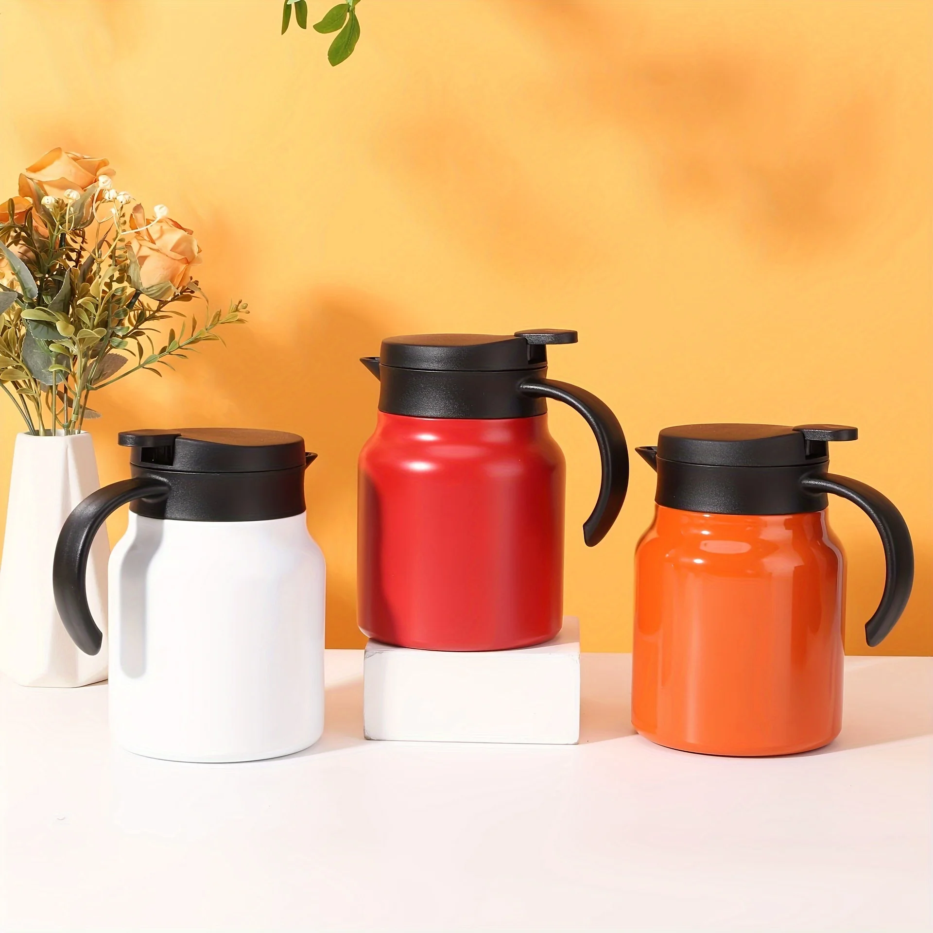 Thermos Pot Heat-preserving Portable 1000ml Home Office Stainless Steel Coffee Pot Large Capacity Stewing Teapot
Thermos Pot Heat-preserving Portable 1000ml Home Office Stainless Steel Coffee Pot Large Capacity Stewing Teapot