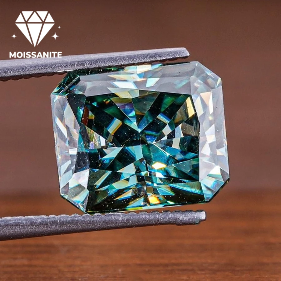 1 Pc 1-10 Carat Blue Green Radiant Cut Moissanite, It Can Be Used for Engagement Rings, Pendant Necklaces or For Jewelry Making.
1 Pc 1-10 Carat Blue Green Radiant Cut Moissanite, It Can Be Used for Engagement Rings, Pendant Necklaces or For Jewelry Making.