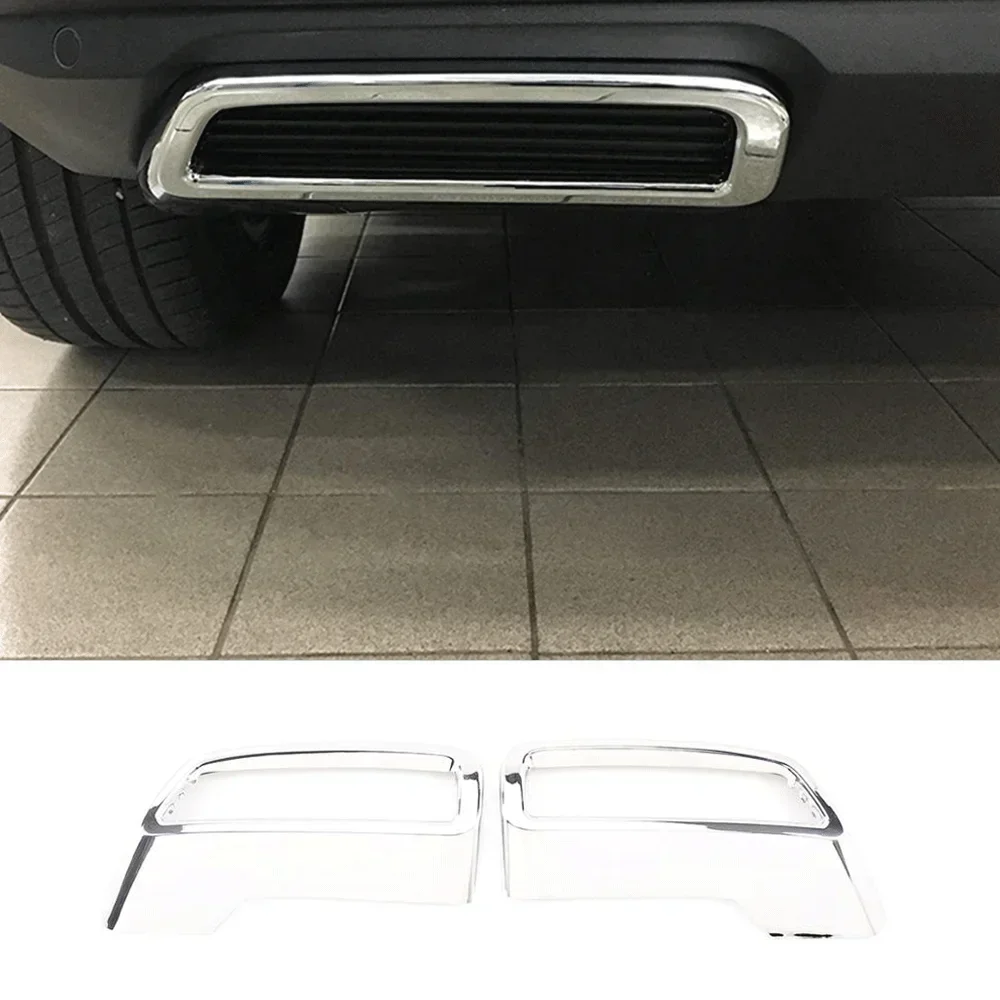 ABS Silver Rear Exhaust Muffler Tail End Pipe Cover For Peugeot 3008 5008 2017-22 / Citroen C5 Aircross 2017-21 Car Accessories
ABS Silver Rear Exhaust Muffler Tail End Pipe Cover For Peugeot 3008 5008 2017-22 / Citroen C5 Aircross 2017-21 Car Accessories