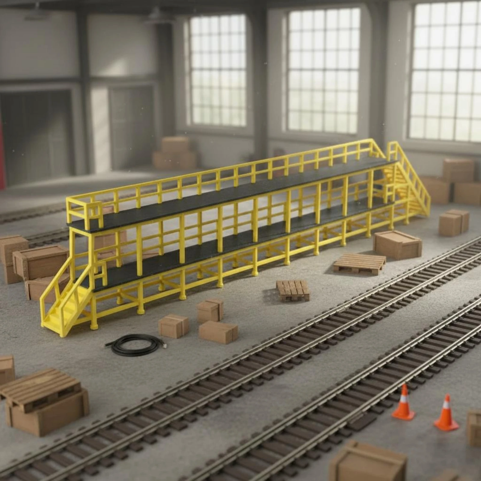 N Scale Rail Repair Stand Scene Accessory Railway Scenery Miniature Hobby Item Detailed Parts for Miniature Scene
N Scale Rail Repair Stand Scene Accessory Railway Scenery Miniature Hobby Item Detailed Parts for Miniature Scene