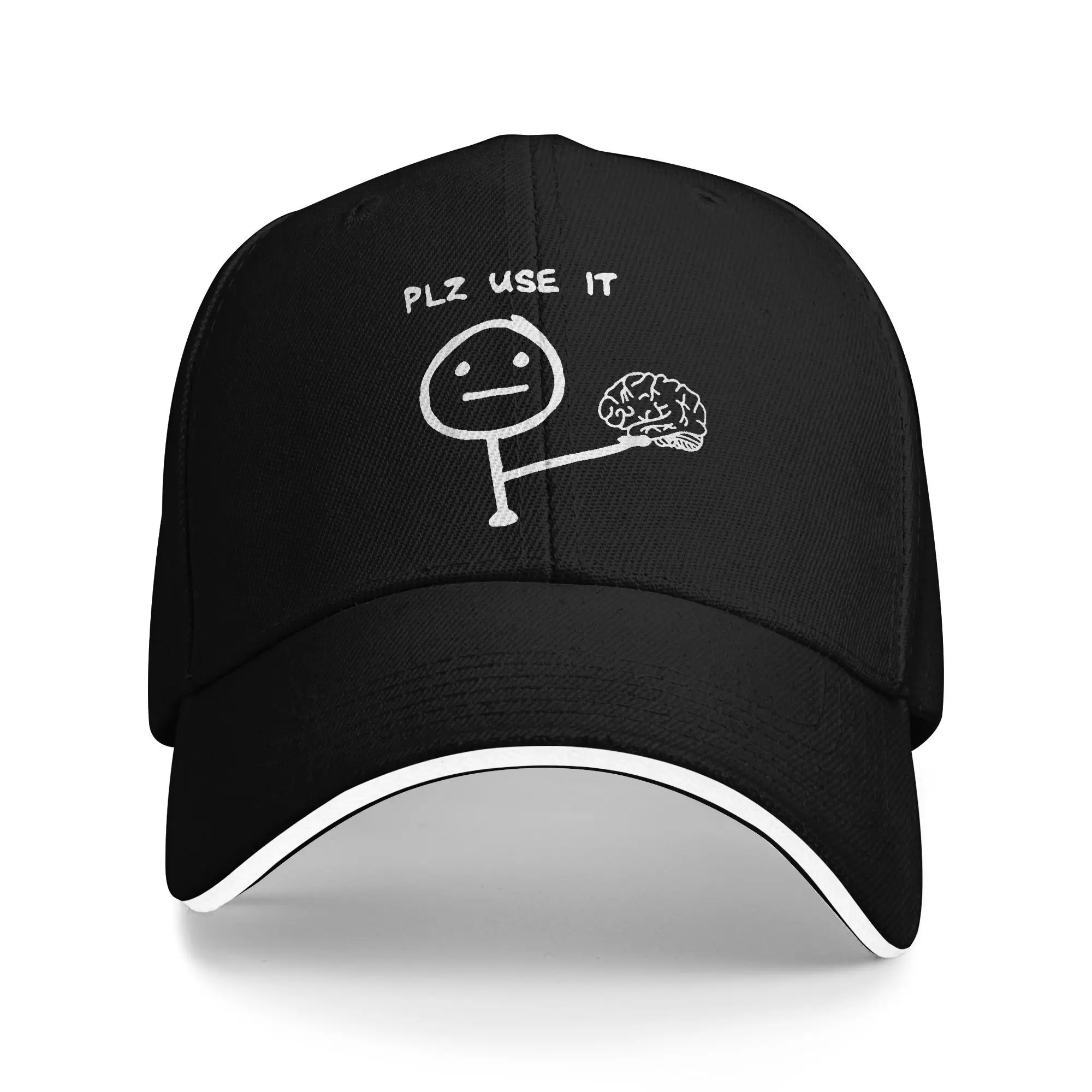 Funny Saying Plz Use It Use Your Brain Sun Baseball Cap Summer Unisex-Teens Trucker Hat Hot Sale Trendy Running Snapback Cap
Funny Saying Plz Use It Use Your Brain Sun Baseball Cap Summer Unisex-Teens Trucker Hat Hot Sale Trendy Running Snapback Cap
