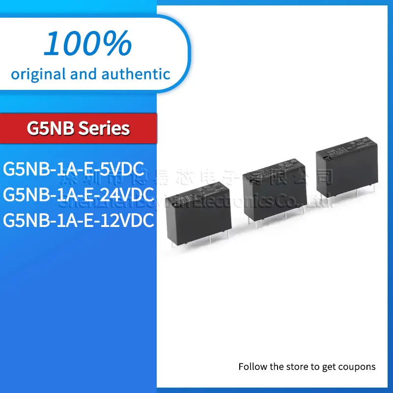 Relay G5NB-1A-E-12VDC G5NB-1A-E-24VDC G5NB-1A-E-5VDC 5V 12V 24V 5A 4Pin 250VAC G5NB-1A-E G5NB 1A E 5VDC 24VDC 12VDC
Relay G5NB-1A-E-12VDC G5NB-1A-E-24VDC G5NB-1A-E-5VDC 5V 12V 24V 5A 4Pin 250VAC G5NB-1A-E G5NB 1A E 5VDC 24VDC 12VDC