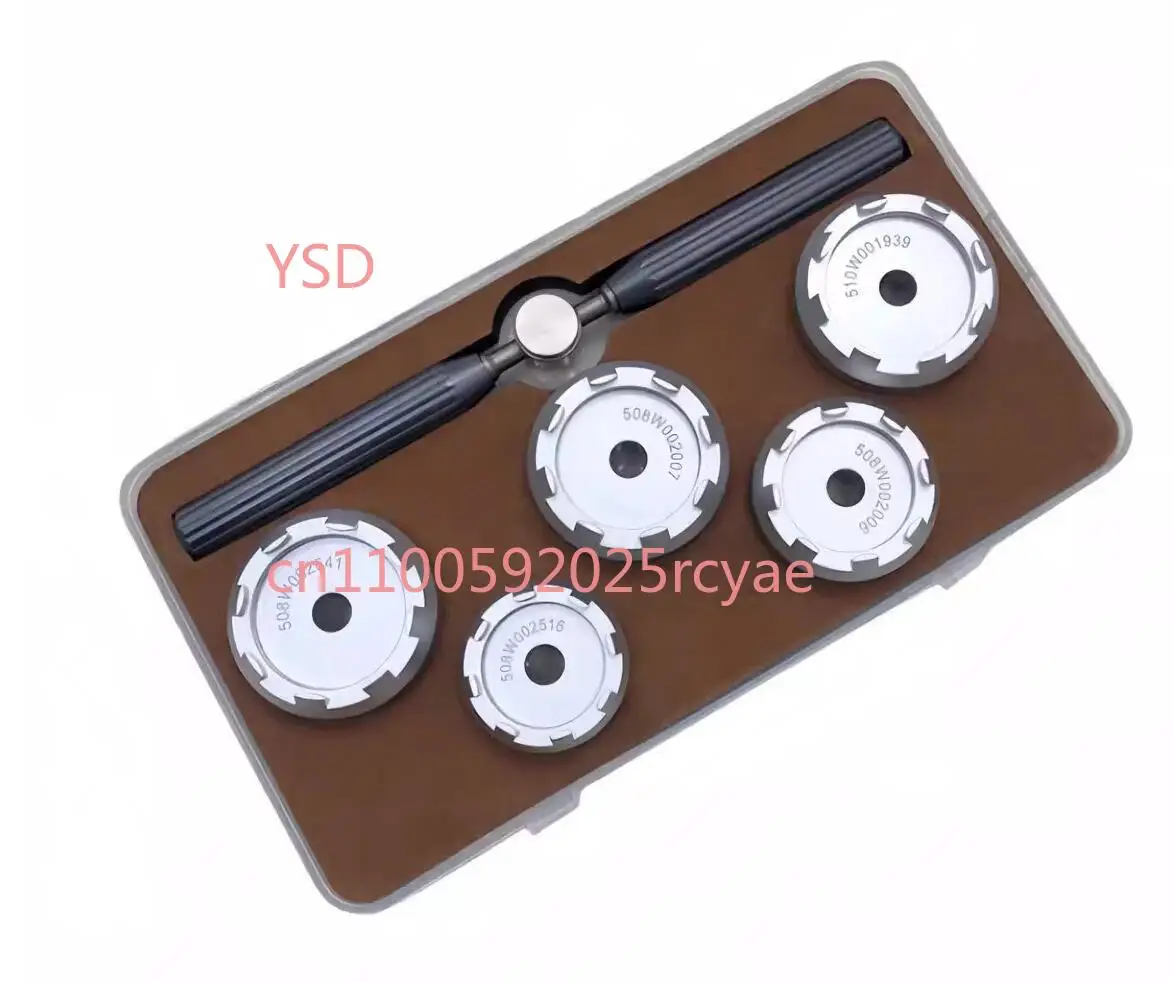 Professional Watch Back Case Opener Remover Dies Tool Kit Work with 5700 Machine For 508 510 Cal.8800 watch Repair Tools
Professional Watch Back Case Opener Remover Dies Tool Kit Work with 5700 Machine For 508 510 Cal.8800 watch Repair Tools