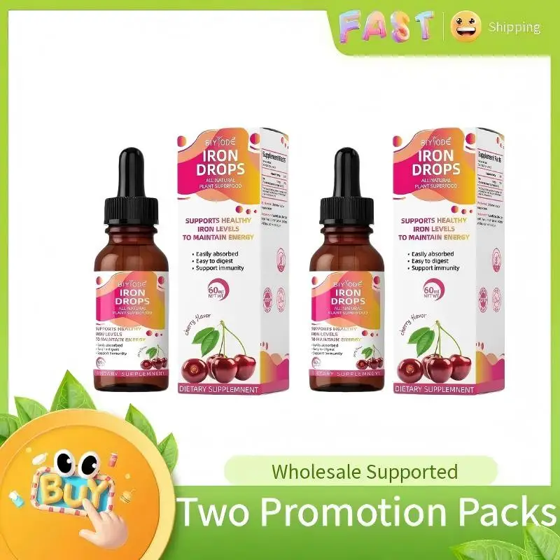 【BIYODE】Iron Drops 2-Pack, 30ml per Bottle, Energy and Immunity Support for Adults and Kids
【BIYODE】Iron Drops 2-Pack, 30ml per Bottle, Energy and Immunity Support for Adults and Kids
