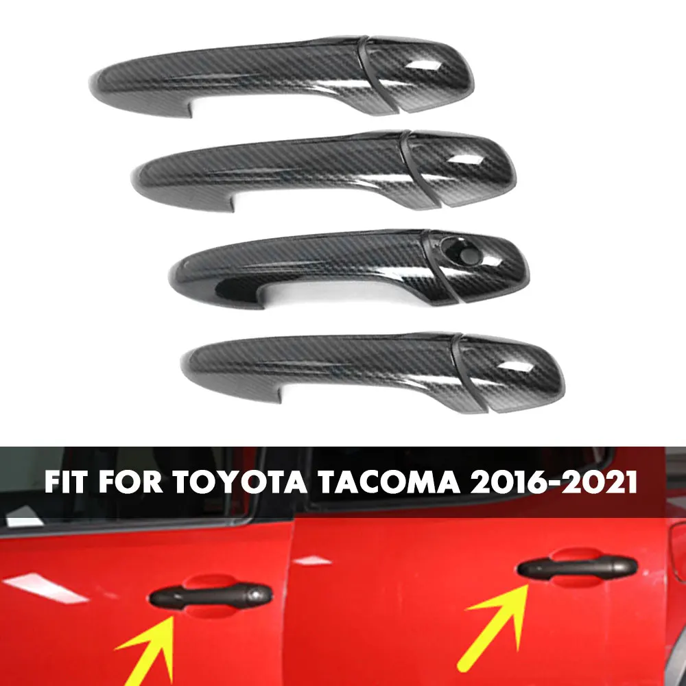Carbon Fiber Car Door Handles Cover Trim For Toyota Tacoma 2016-2023 Accessories
Carbon Fiber Car Door Handles Cover Trim For Toyota Tacoma 2016-2023 Accessories