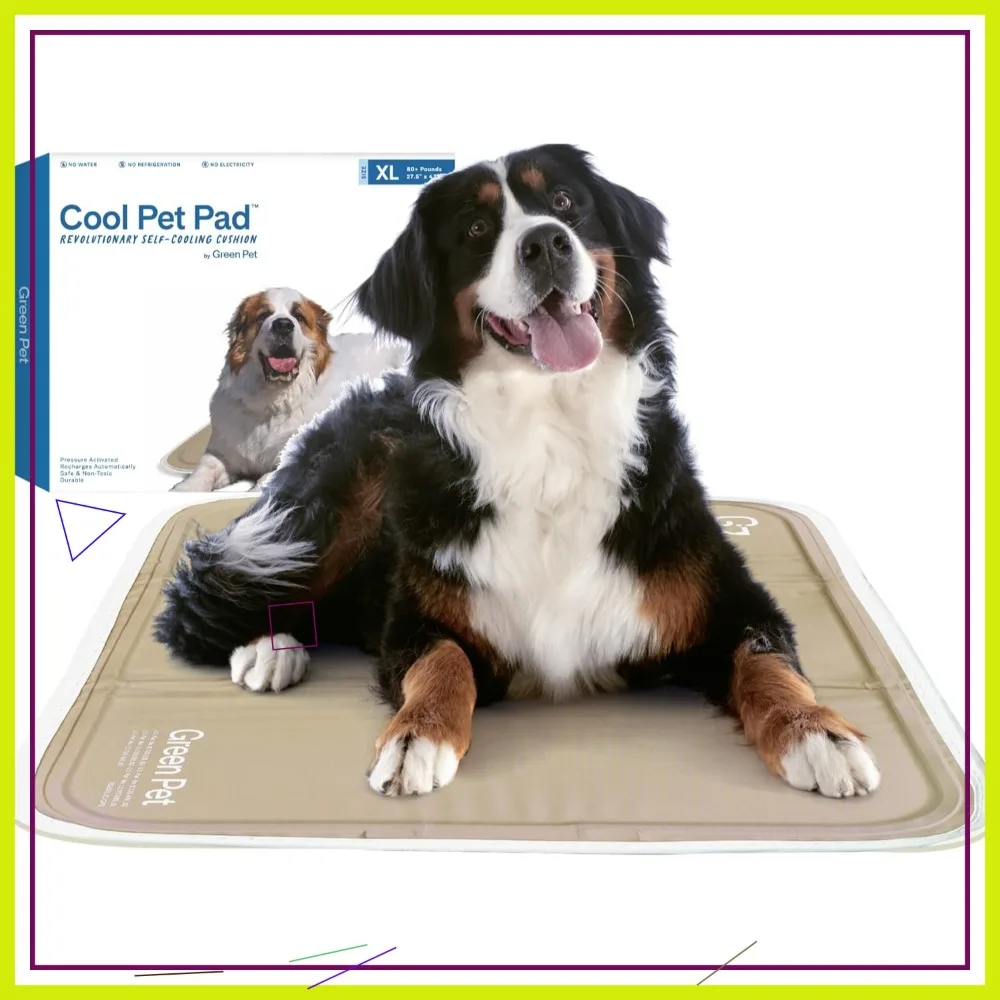 Self-Cooling Pet Pad, Extra Large for Dogs & Cats 80+ lbs, Pressure Activated Gel Mat, No Water Needed
Self-Cooling Pet Pad, Extra Large for Dogs & Cats 80+ lbs, Pressure Activated Gel Mat, No Water Needed