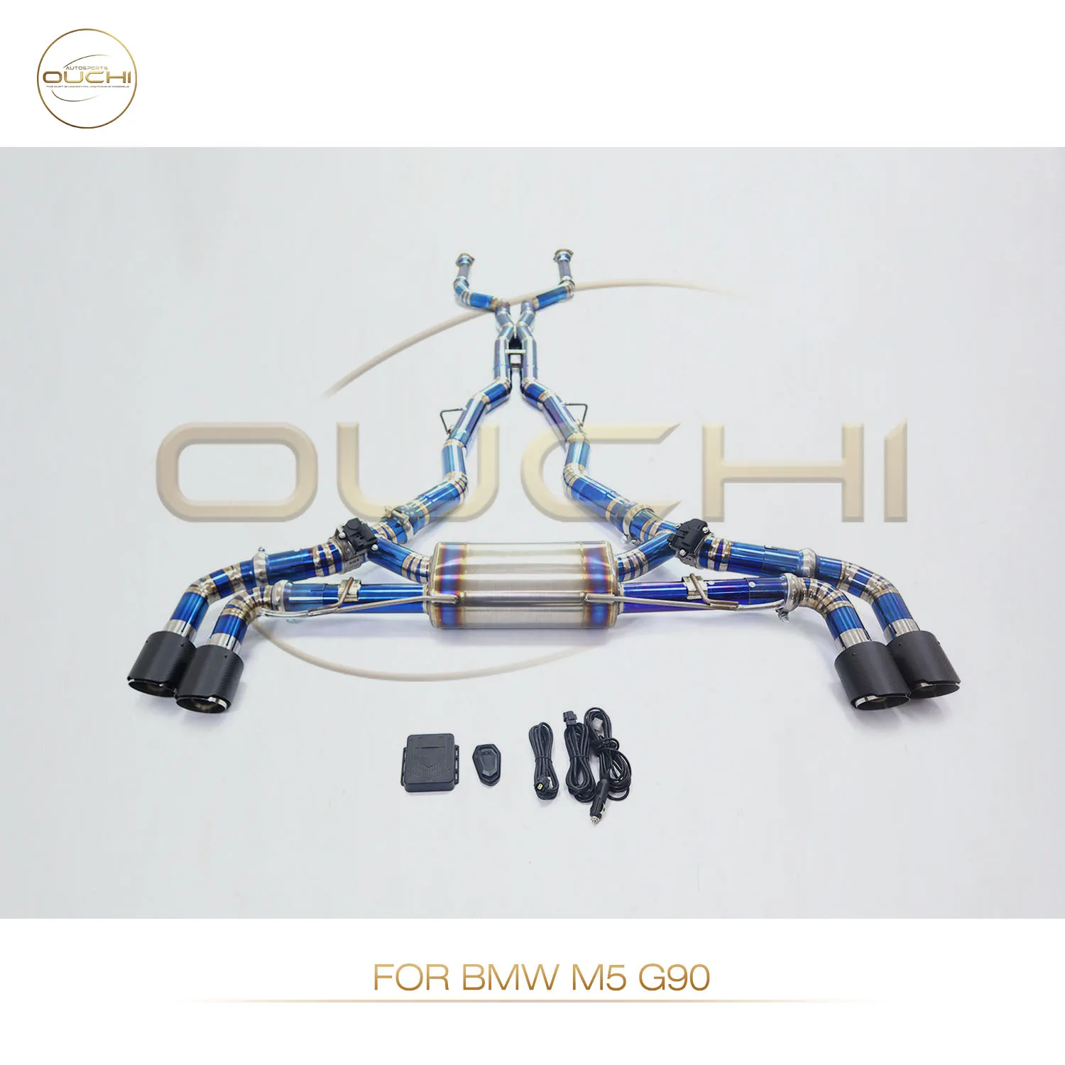OUCHI Titanium Exhaust System High Performance Catback For BMW M5 G90 Engine Muffler With Valve Auto Parts
OUCHI Titanium Exhaust System High Performance Catback For BMW M5 G90 Engine Muffler With Valve Auto Parts 
