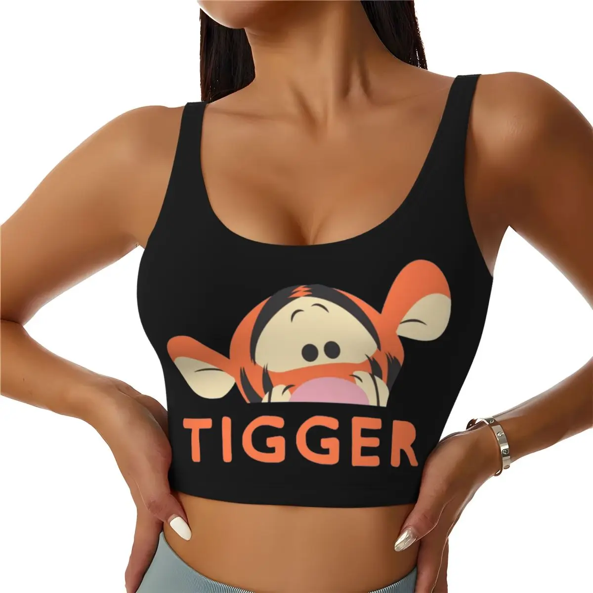 Изготовленный на заказ ударопрочный спортивный бюстгальтер Винни-Пух Тигра, женский укороченный топ в стиле аниме для тренировок в тренажерном зале, йоги
Изготовленный на заказ ударопрочный спортивный бюстгальтер Винни-Пух Тигра, женский укороченный топ в стиле аниме для тренировок в тренажерном зале, йоги
