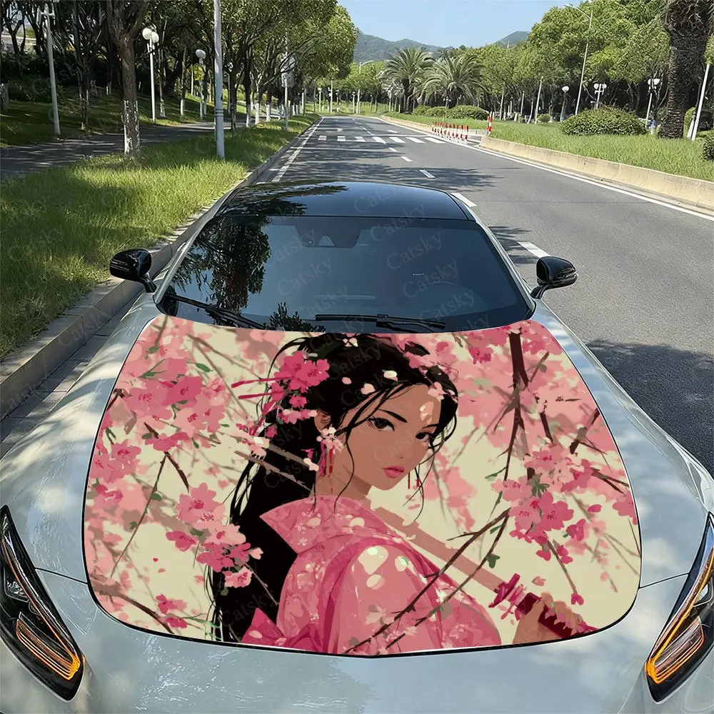 Sakura Kimono Girl Car Hood Decal Sticker, Durable Car Vinyl Wraps Suitable For Most Vehicles, Car Engine Hood Protective Film G
Sakura Kimono Girl Car Hood Decal Sticker, Durable Car Vinyl Wraps Suitable For Most Vehicles, Car Engine Hood Protective Film G