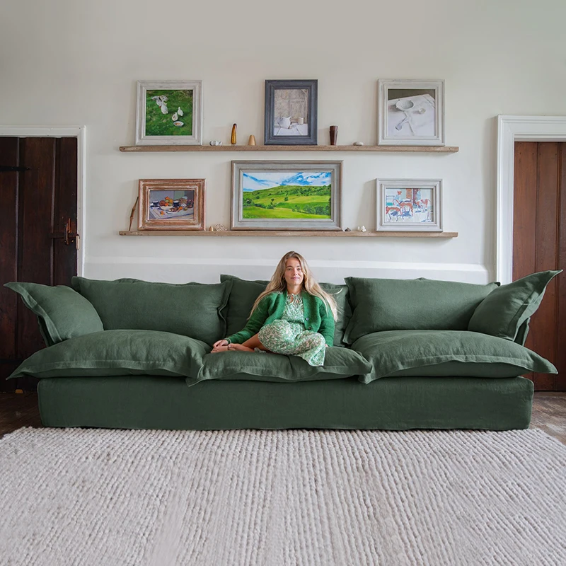 Латексная маленькая квартира, гостиная, двойной простой современный бежевый тканевый диван для квартиры, скандинавский супер мягкий ленивый диван
Латексная маленькая квартира, гостиная, двойной простой современный бежевый тканевый диван для квартиры, скандинавский супер мягкий ленивый диван