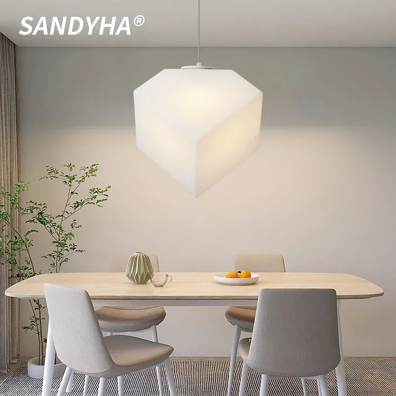 SANDYHA Modern Square Chandelier White Ceiling Light LED Hanging Lamp for Bedroom Living Room Corridor Pendant Light Home Decor
SANDYHA Modern Square Chandelier White Ceiling Light LED Hanging Lamp for Bedroom Living Room Corridor Pendant Light Home Decor
