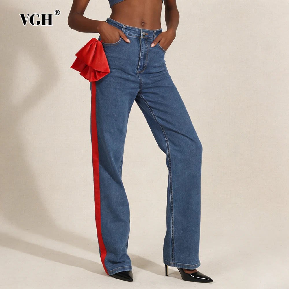 VGH Design Sense Trend Slimming Pants For Women High Waist Spliced Bowknot Spring Temperament Commute Trousers Female Fashion
VGH Design Sense Trend Slimming Pants For Women High Waist Spliced Bowknot Spring Temperament Commute Trousers Female Fashion