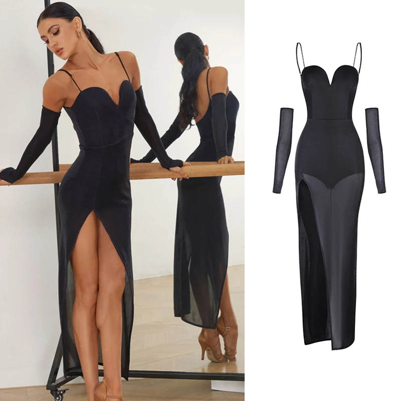 ZYM Black Mesh Lace-up Latin Dance Dress Female Latin Dance Competition Dresses Women Latin Performance Practice Clothes SL6392
ZYM Black Mesh Lace-up Latin Dance Dress Female Latin Dance Competition Dresses Women Latin Performance Practice Clothes SL6392
