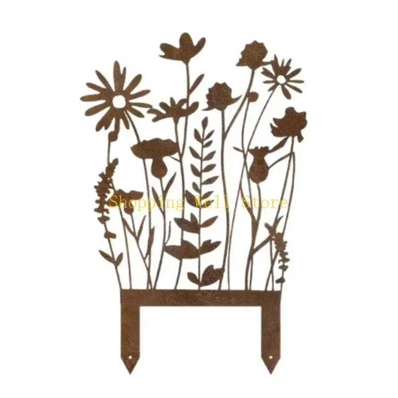 KX4B Steel Garden Decoration Stakes For Outdoor Use Creative Flower Patterns Durability Landscape Border
KX4B Steel Garden Decoration Stakes For Outdoor Use Creative Flower Patterns Durability Landscape Border