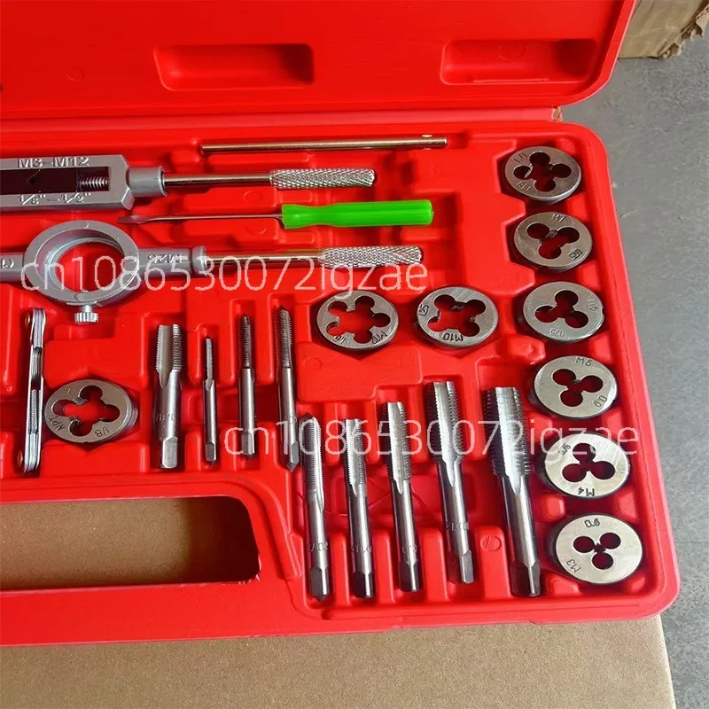 40 red box taps and die sets, complete sets of taps and die racks, tapping and die racks 40PC large racks
40 red box taps and die sets, complete sets of taps and die racks, tapping and die racks 40PC large racks