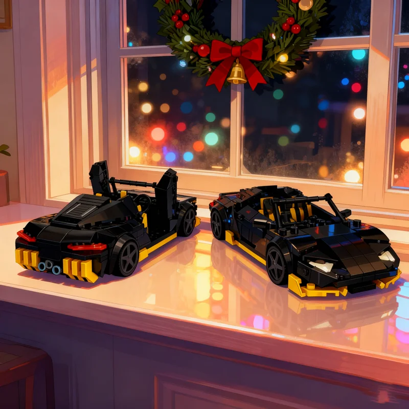 427pcs MOC Lamborghiniesd Centenario Roadster City Champions Super Car Model Building Toy Blocks Festival Gifts Construction
427pcs MOC Lamborghiniesd Centenario Roadster City Champions Super Car Model Building Toy Blocks Festival Gifts Construction