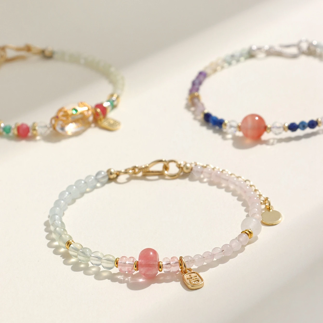 Luxury 3mm Natural Aquamarine Lapis Lazuli Red Agate Green Crystal Cut Beads Thin Bracelets for Women Fine Jewelry Birthday Gift
Luxury 3mm Natural Aquamarine Lapis Lazuli Red Agate Green Crystal Cut Beads Thin Bracelets for Women Fine Jewelry Birthday Gift